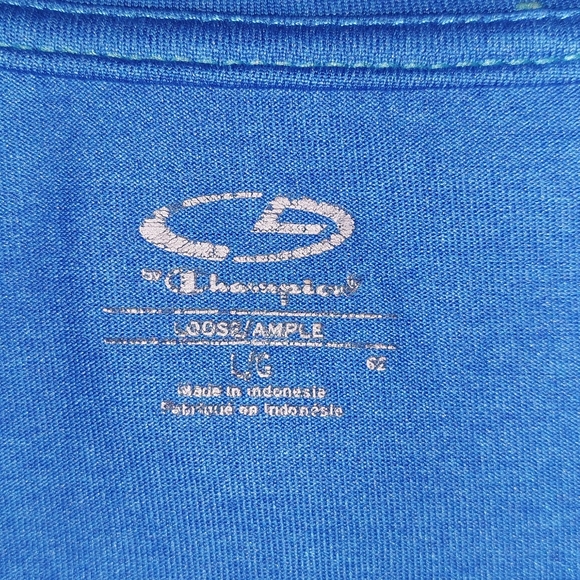 3/$5 Champion Loose Women's Large Short Sleeve Tee - Vibrant Blue - Picture 2 of 4